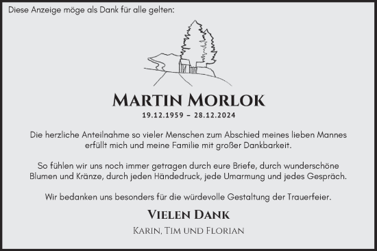 Traueranzeige von Martin Morlok von Bietigheimer Zeitung